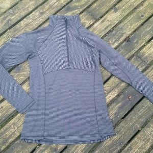 Columbia Omni Wick 1/4 Zip Stripe Pull Over